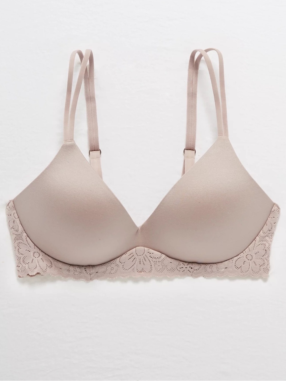 Aerie Women's Real Sunnie Wireless Push Up Bra 32A Lace Adjustable Straps